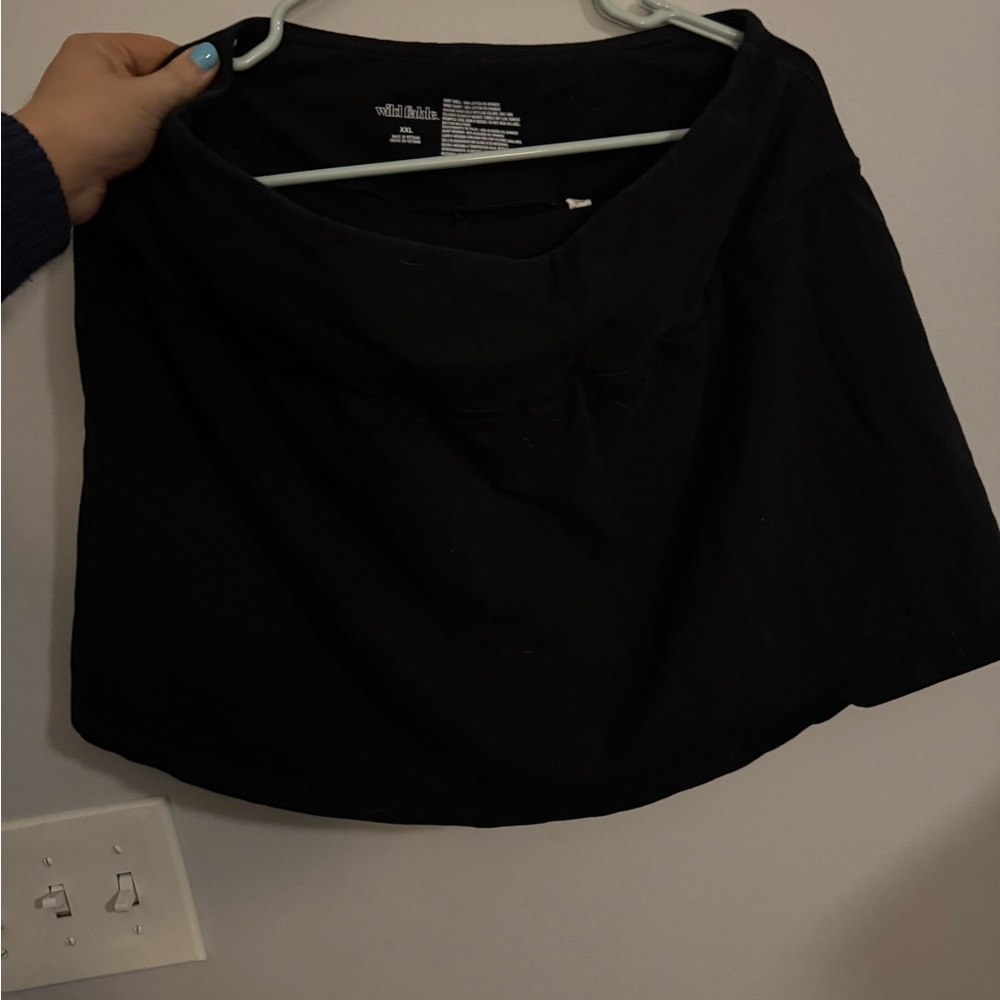 Black Athletic Skirt